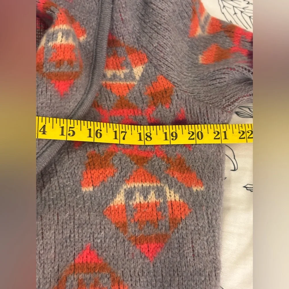 We The Free, Free People Gray and Pink Patterned Cardigan - Picture 12 of 12